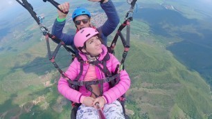 SQUIRTING while PARAGLIDING in 2200 m above the sea ( 7000 feet ) Porn Videos