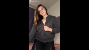 girl flashes small tits Porn Videos